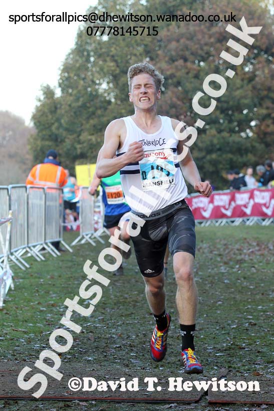 Senior men, National Cross Country Relays, Berry Park, Mansfield. Photo: David T. Hewitson/Sports for All Pics